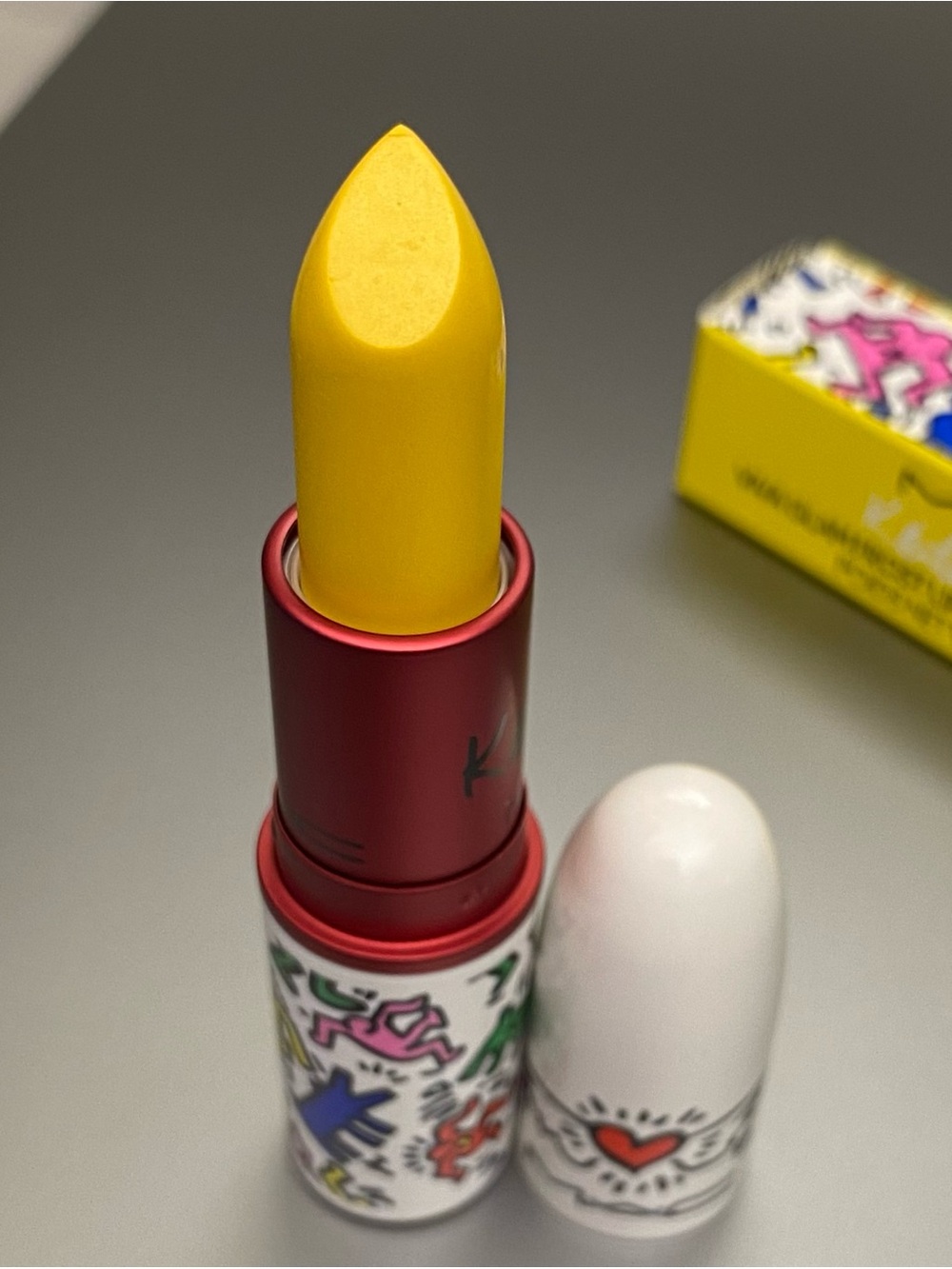 MAC x Keith Haring "St. Marks Yellow” Lipstick